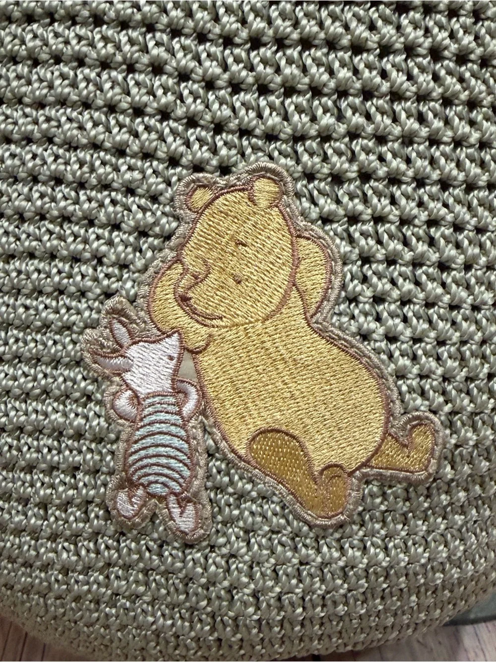 Winnie the Pooh & Piglet Tan Knit Hobo Bag - Disney Store